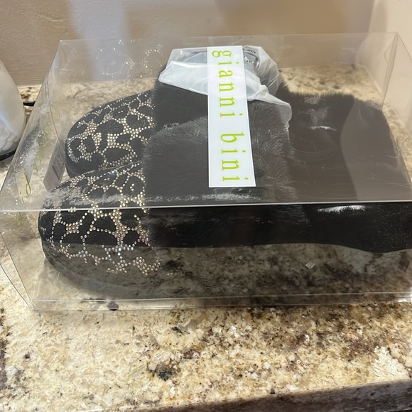 Gianni Bini Fluffy House Shoes- brand new in the box never used! From Dillards - Picture 3 of 5